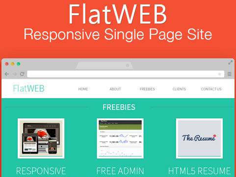 Flat Web Template
