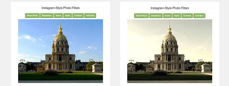 Creating Instagram-Style Photo Filters With jQuery