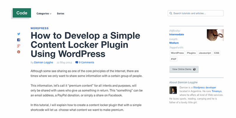 How to Develop a Simple Content Locker Plugin Using WordPress
