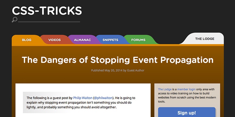 The Dangers of Stopping Event Propagation